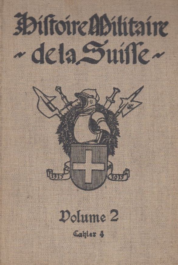 histoire militaire de la suisse volume 2 